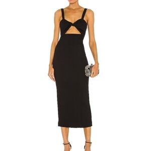 Shona Joy Simone black cut out dress